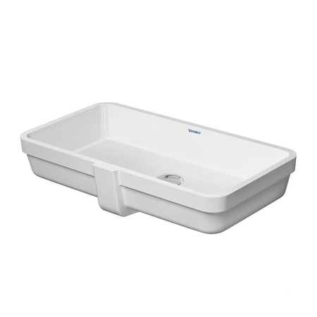 Immagine di Duravit VERO AIR lavabo da incasso sottopiano 60 cm, con troppopieno, colore bianco 0384600000