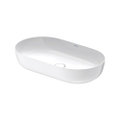 Immagine di Duravit LUV bacinella da appoggio soprapiano 70 cm, con rettifica, senza troppopieno, colore bianco 0379700000