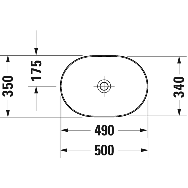 Immagine di Duravit LUV bacinella da appoggio soprapiano 50 cm, con rettifica, senza troppopieno, WonderGliss, interno colore bianco, esterno colore sabbia finitura opaco 03795021001