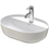 Immagine di Duravit LUV bacinella da appoggio soprapiano 50 cm, monoforo, con rettifica, senza troppopieno, con bordo per rubinetteria, interno colore bianco, esterno colore grigio finitura opaco 0380502300