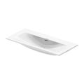 Immagine di Duravit VIU lavabo consolle 103 cm, con troppopieno, lato inferiore smaltato, colore bianco 2344100060