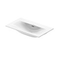 Immagine di Duravit VIU lavabo consolle 73 cm, con troppopieno, lato inferiore smaltato, colore bianco 2344730060