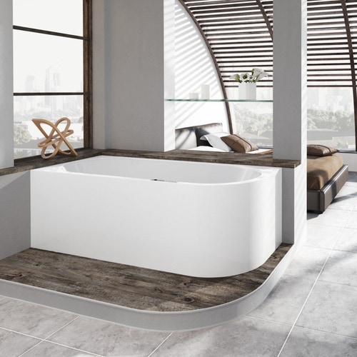 Immagine di Kaldewei MEISTERSTÜCK CENTRO DUO 1 DESTRA vasca L.170 P.75 cm, in acciaio smaltato, incasso ad angolo a destra con colonna di scarico KA 4040, colore bianco alpino 202140403001