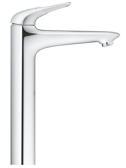 Immagine di Grohe EUROSTYLE miscelatore monocomando H.33 cm, per lavabo, con risparmio idrico, senza scarico, finitura cromo 23570003