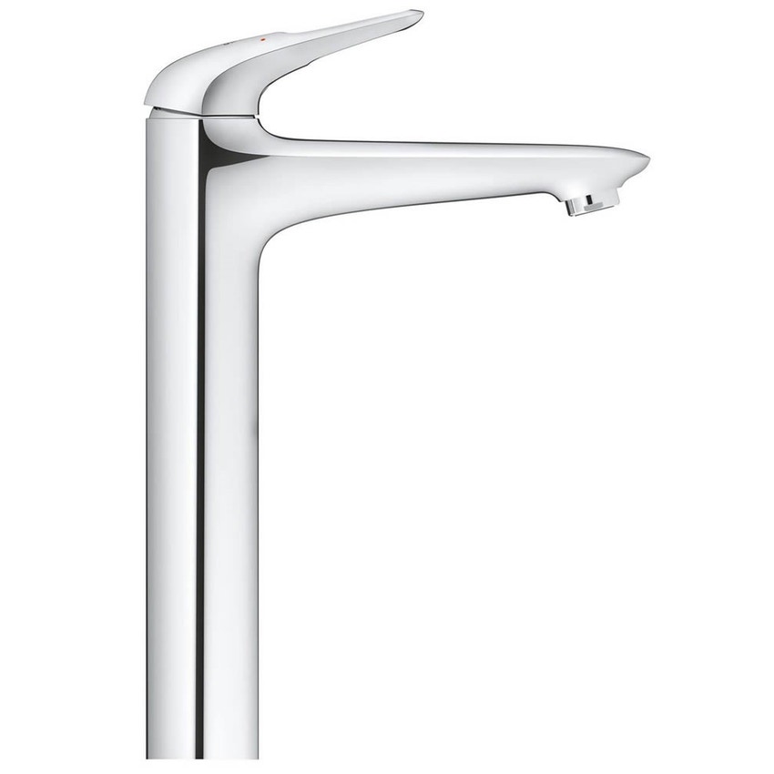 Immagine di Grohe EUROSTYLE miscelatore monocomando H.33 cm, per lavabo, con risparmio idrico, senza scarico, finitura cromo 23570003