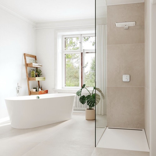 Immagine di Kaldewei MEISTERSTÜCK CLASSIC DUO OVAL vasca L.170 P.75 cm, in acciaio smaltato, colonna di scarico KA 4002, colore bianco alpino 202940750001