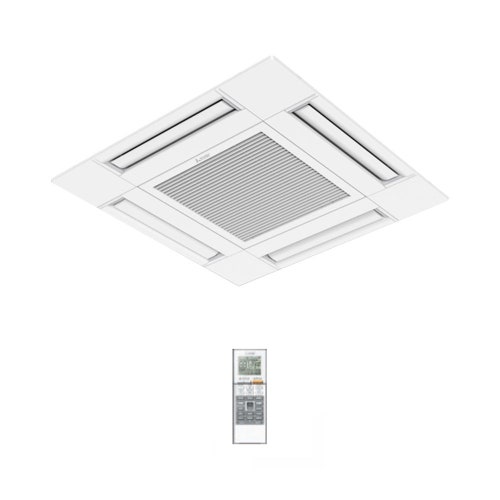 Immagine di Mitsubishi SLZ-M Cassetta a 4 vie Climatizzatore a cassetta monosplit inverter | unità esterna POWER INVERTER 3.6 kW unità interna 12000 BTU PUZ-ZM35VKA2+SLZ-M35FA2