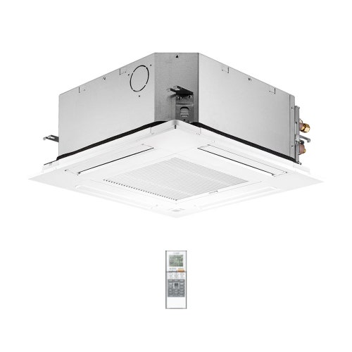 Immagine di Mitsubishi SLZ-M Cassetta a 4 vie R32 Unità interna a cassetta 60x60 cm monosplit 21000 BTU (con griglia e comando) SLZ-M60FA2+SLP-2FALM2
