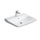 Duravit P3 COMFORTS lavabo 65 cm, monoforo, con troppopieno, con bordo per rubinetteria, lato inferiore smaltato, colore bianco 2331650000