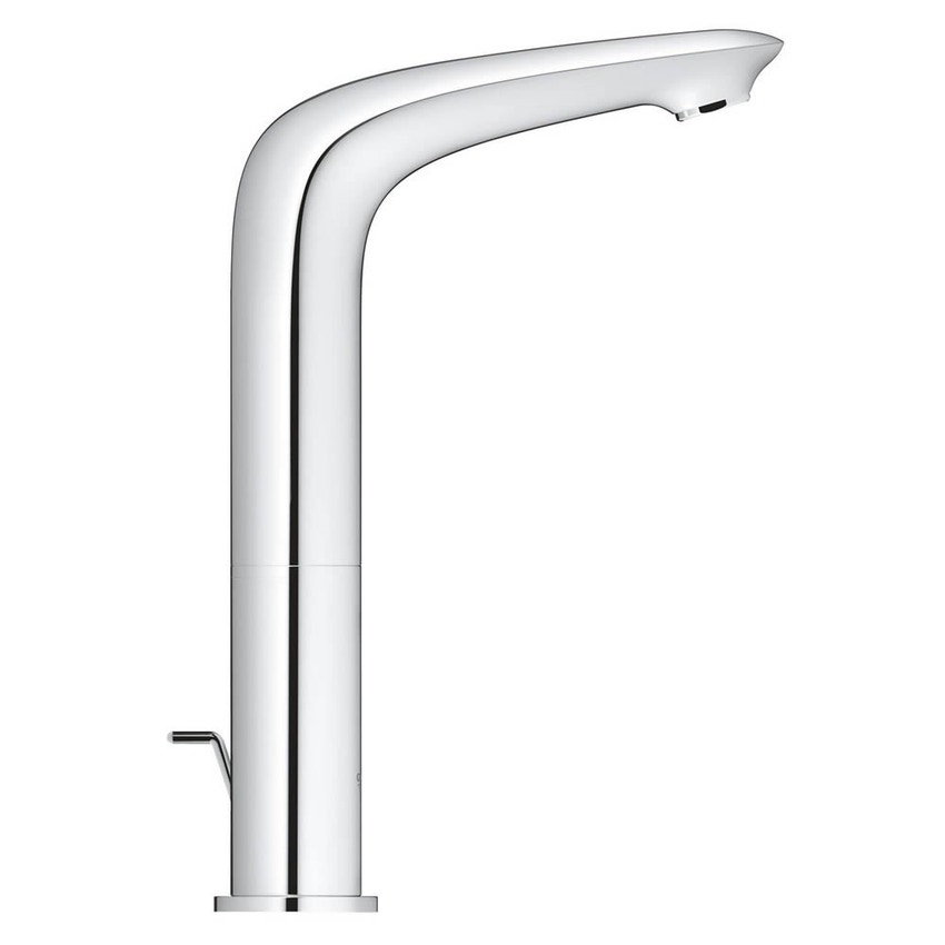 Immagine di Grohe EUROSTYLE miscelatore monocomando H.27 cm, per lavabo, con bocca girevole e scarico, finitura cromo 23718003