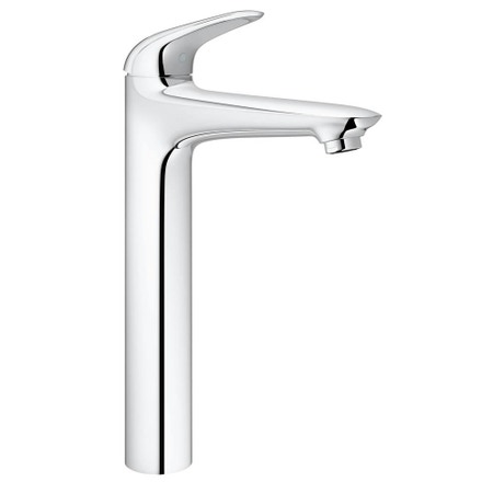 Immagine di Grohe EUROSTYLE miscelatore monocomando H.33 cm, per lavabo, con risparmio idrico, senza scarico, finitura cromo 23719003