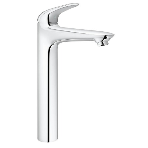 Immagine di Grohe EUROSTYLE miscelatore monocomando H.33 cm, per lavabo, con risparmio idrico, senza scarico, finitura cromo 23719003