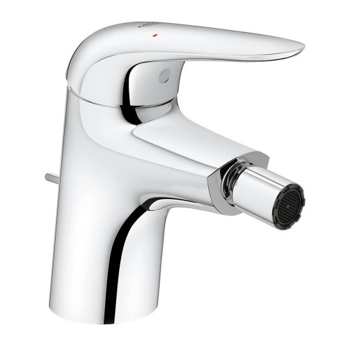 Immagine di Grohe EUROSTYLE miscelatore monocomando H.14 cm, per bidet, con scarico, finitura cromo 23720003