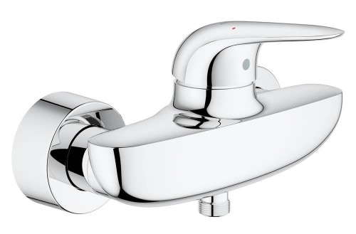 Immagine di Grohe EUROSTYLE miscelatore monocomando per doccia, con limitatore di temperatura e portata regolabile, finitura cromo 23722003