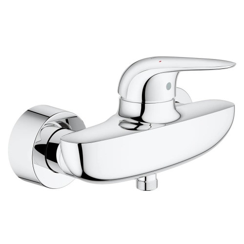 Immagine di Grohe EUROSTYLE miscelatore monocomando per doccia, con limitatore di temperatura e portata regolabile, finitura cromo 23722003