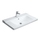 Duravit P3 COMFORTS lavabo consolle 85 cm, monoforo, con troppopieno, con bordo per rubinetteria, colore bianco 2332850000