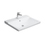Immagine di Duravit P3 COMFORTS lavabo consolle 65 cm, monoforo, con troppopieno, con bordo per rubinetteria, lato inferiore smaltato, WonderGliss, colore bianco 23326500001
