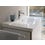 Immagine di Duravit P3 COMFORTS lavabo consolle 65 cm, monoforo, con troppopieno, con bordo per rubinetteria, lato inferiore smaltato, WonderGliss, colore bianco 23326500001