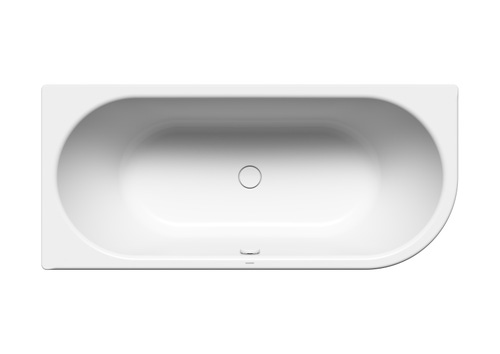 Immagine di Kaldewei MEISTERSTÜCK CENTRO DUO 1 DESTRA vasca L.180 P.80 cm, in acciaio smaltato, incasso ad angolo a destra con colonna di scarico KA 4040, colore bianco alpino 201040403001