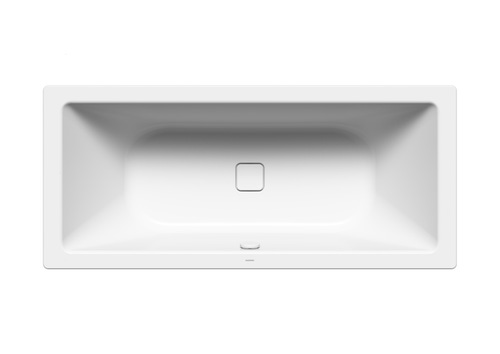 Immagine di Kaldewei MEISTERSTÜCK CONODUO 1 DESTRA vasca da bagno da incasso ad angolo L.170 P.75 cm, in acciaio smaltato, con colonna di scarico KA 4081, colore bianco alpino 201640813001