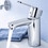 Immagine di Grohe EUROSTYLE COSMOPOLITAN miscelatore monocomando H.16 cm, per lavabo, con risparmio idrico, senza scarico, finitura cromo 3246820E