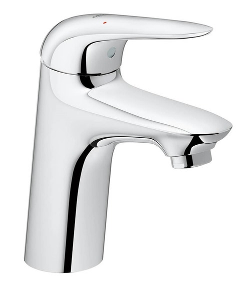 Immagine di Grohe EUROSTYLE miscelatore monocomando H.16 cm, per lavabo, con risparmio idrico, senza scarico, finitura cromo 23715003