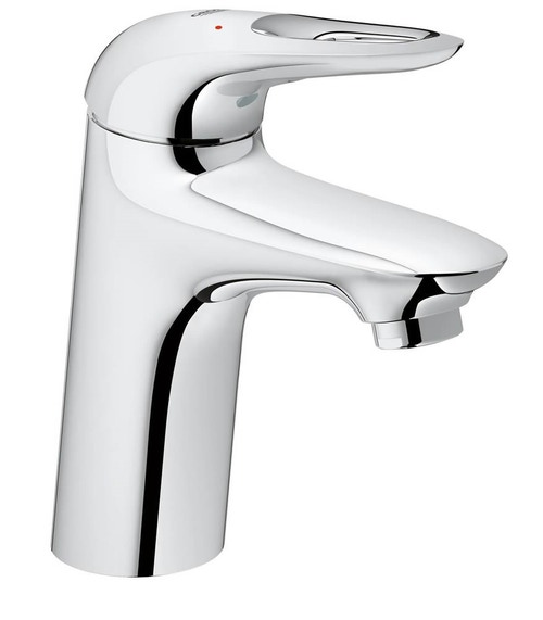 Immagine di Grohe EUROSTYLE miscelatore monocomando H.16 cm, senza scarico, con risparmio idrico e limitatore di portata, finitura cromo 32468003