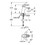 Immagine di Grohe EUROSTYLE miscelatore monocomando H.16 cm, senza scarico, con risparmio idrico e limitatore di portata, finitura cromo 32468003