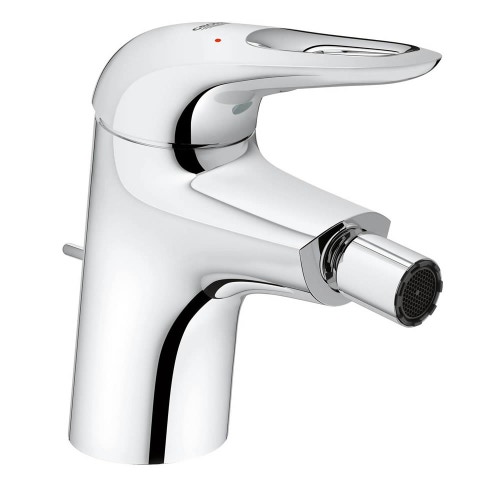 Immagine di Grohe EUROSTYLE miscelatore monocomando H.14 cm, per bidet, con scarico, finitura cromo 33565003
