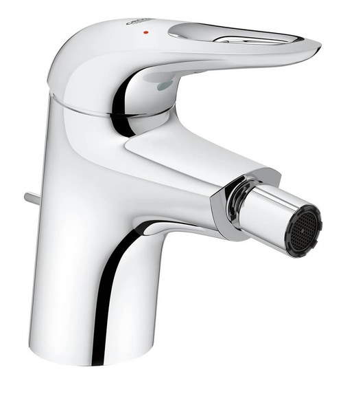 Immagine di Grohe EUROSTYLE miscelatore monocomando H.14 cm, per bidet, con scarico, finitura cromo 33565003