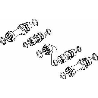 Immagine di Bosch Kit raccordi di collegamento completo di tronchetti. 7736900502