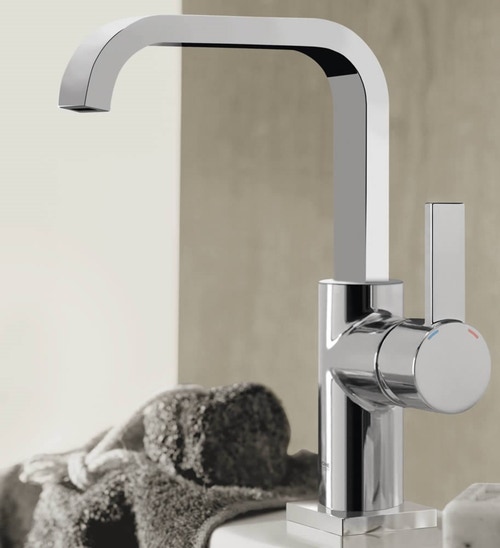 Immagine di Grohe Allure Miscelatore Monocomando Lavabo - Bocca alta finitura cromo 23076000
