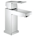 Immagine di Grohe EUROCUBE miscelatore monocomando H.16 cm, per lavabo, senza scarico, con risparmio energetico, finitura cromo 2339200E