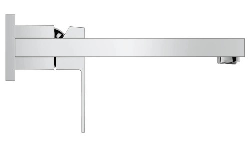 Immagine di Grohe EUROCUBE miscelatore a 2 fori, per lavabo, bocca P.23 cm, senza corpo incasso, finitura cromo 23447000