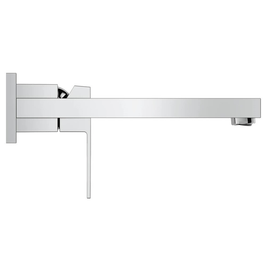 Immagine di Grohe EUROCUBE miscelatore a 2 fori, per lavabo, bocca P.23 cm, senza corpo incasso, finitura cromo 23447000