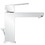 Immagine di Grohe EUROCUBE miscelatore monocomando H.17 cm, per lavabo, bocca P.13 cm, con scarico e risparmio idrico, finitura cromo 23445000