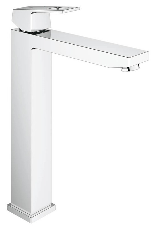 Immagine di Grohe EUROCUBE miscelatore monocomando H.31 cm, per lavabo, senza scarico, finitura cromo 23406000