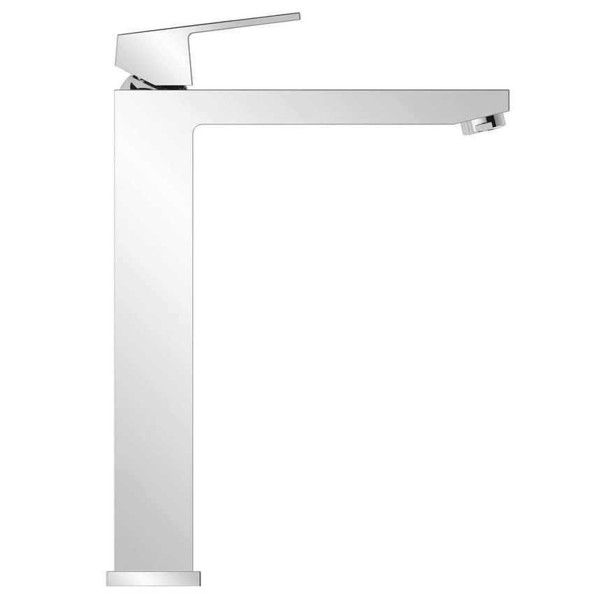 Immagine di Grohe EUROCUBE miscelatore monocomando H.31 cm, per lavabo, senza scarico, finitura cromo 23406000