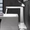 Immagine di Grohe EUROCUBE miscelatore monocomando H.31 cm, per lavabo, senza scarico, finitura cromo 23406000