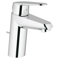 Immagine di Grohe EURODISC COSMOPOLITAN miscelatore monocomando H.16 cm, per lavabo, con scarico, finitura cromo 2338420E
