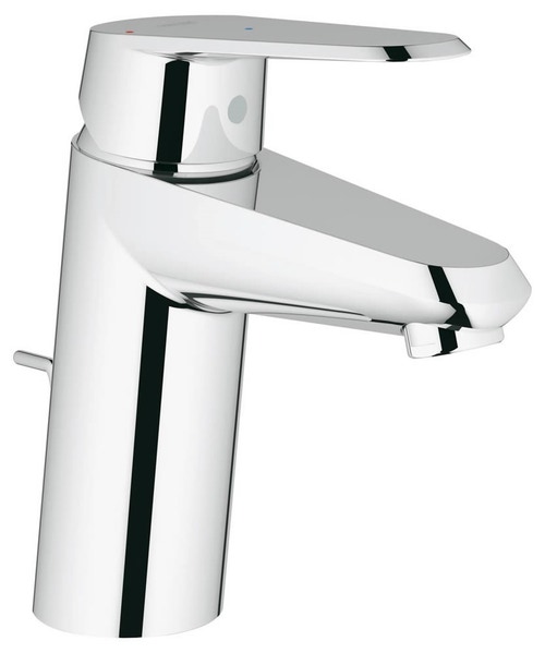 Immagine di Grohe EURODISC COSMOPOLITAN miscelatore monocomando H.16 cm, per lavabo, con scarico, finitura cromo 2338420E