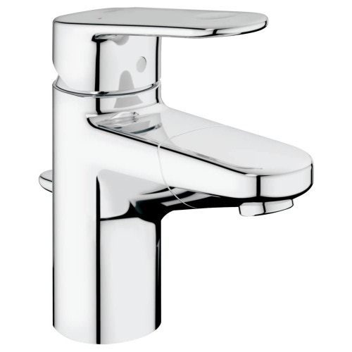 Immagine di Grohe Rubinetto per lavabo GROHE Europlus con scarico a saltarello e bocca rientrabile, taglia S, cromo 33155002