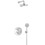 Immagine di Grohe GROHE Grohtherm 2000 New Perfect Shower Set, con rubinetto termostatico finitura cromo 34283001