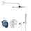 Immagine di Grohe Grohtherm 3000 Cosmopolitan Set Doccia Rainshower® Cosmopolitan 310 finitura cromo 34630000