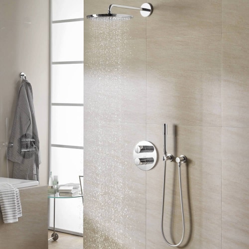 Immagine di Grohe Grohtherm 3000 Cosmopolitan Set Doccia Rainshower® Cosmopolitan 310 finitura cromo 34630000