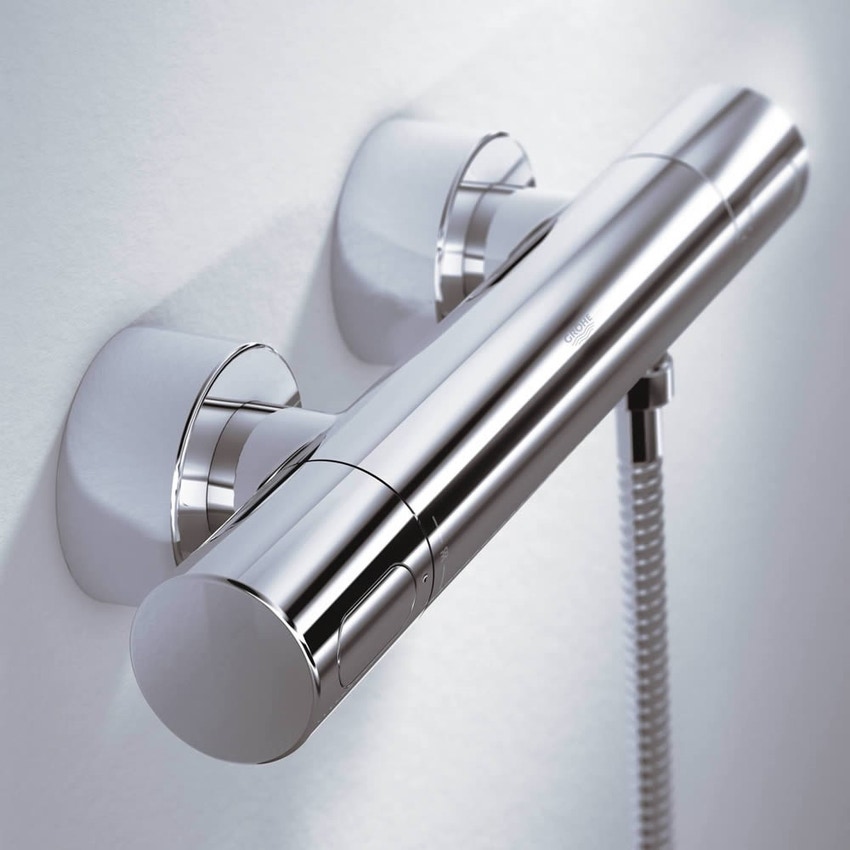 Immagine di Grohe Grohtherm 3000 Cosmo Miscelatore Termostatico per Doccia finitura cromo 34274000
