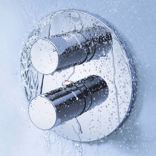 Immagine di Grohe Grohtherm 3000 Cosmo Miscelatore Termostatico per Doccia - Parte Esterna finitura cromo 19467000