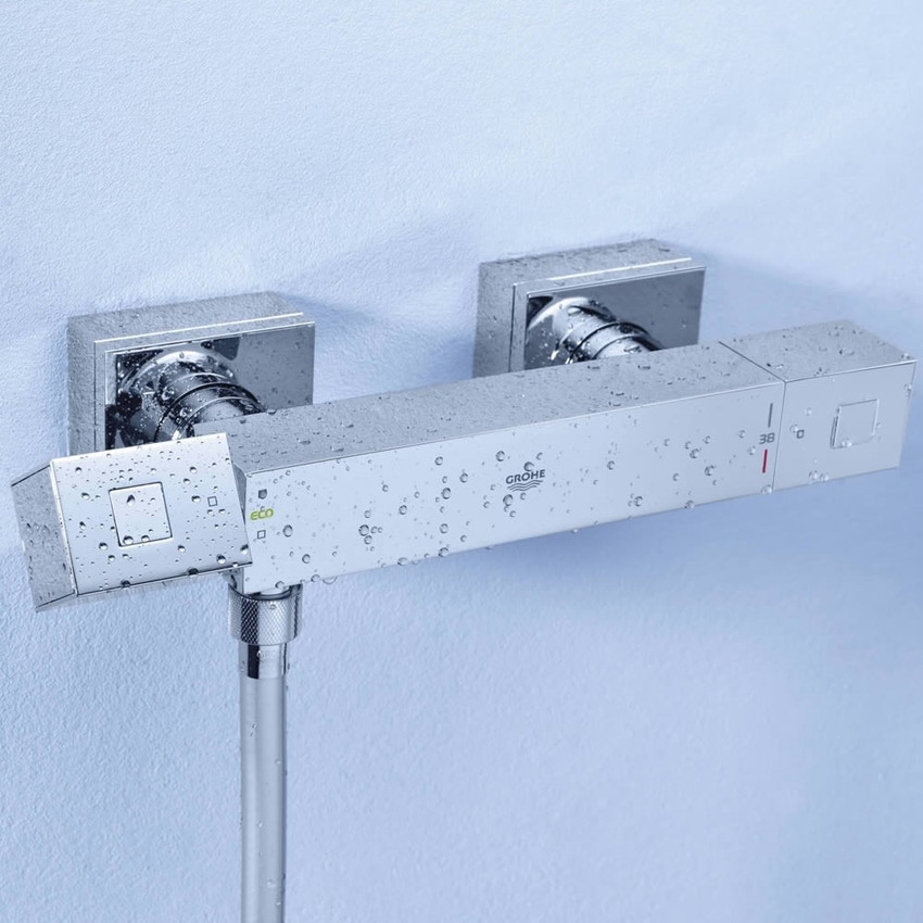Immagine di Grohe GROHTHERM CUBE termostatico per doccia, finitura cromo 34488000