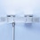 Immagine di Grohe GROHTHERM CUBE termostatico per vasca, finitura cromo 34497000