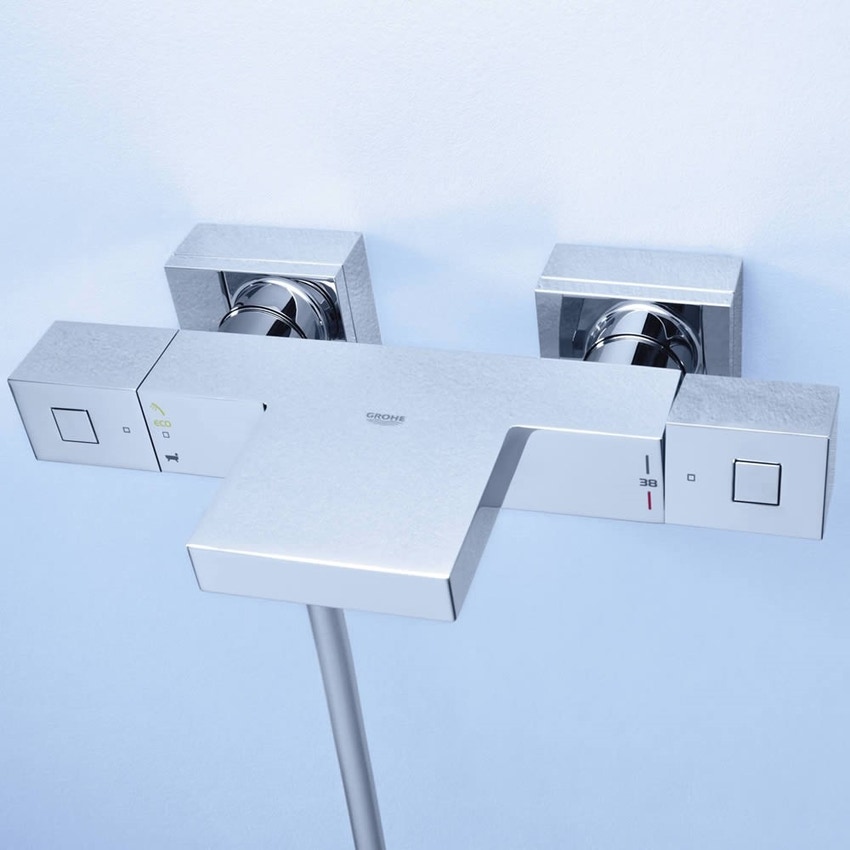 Immagine di Grohe GROHTHERM CUBE termostatico per vasca, finitura cromo 34497000